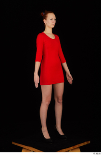 Kyoko clothing red dress standing whole body 0008.jpg